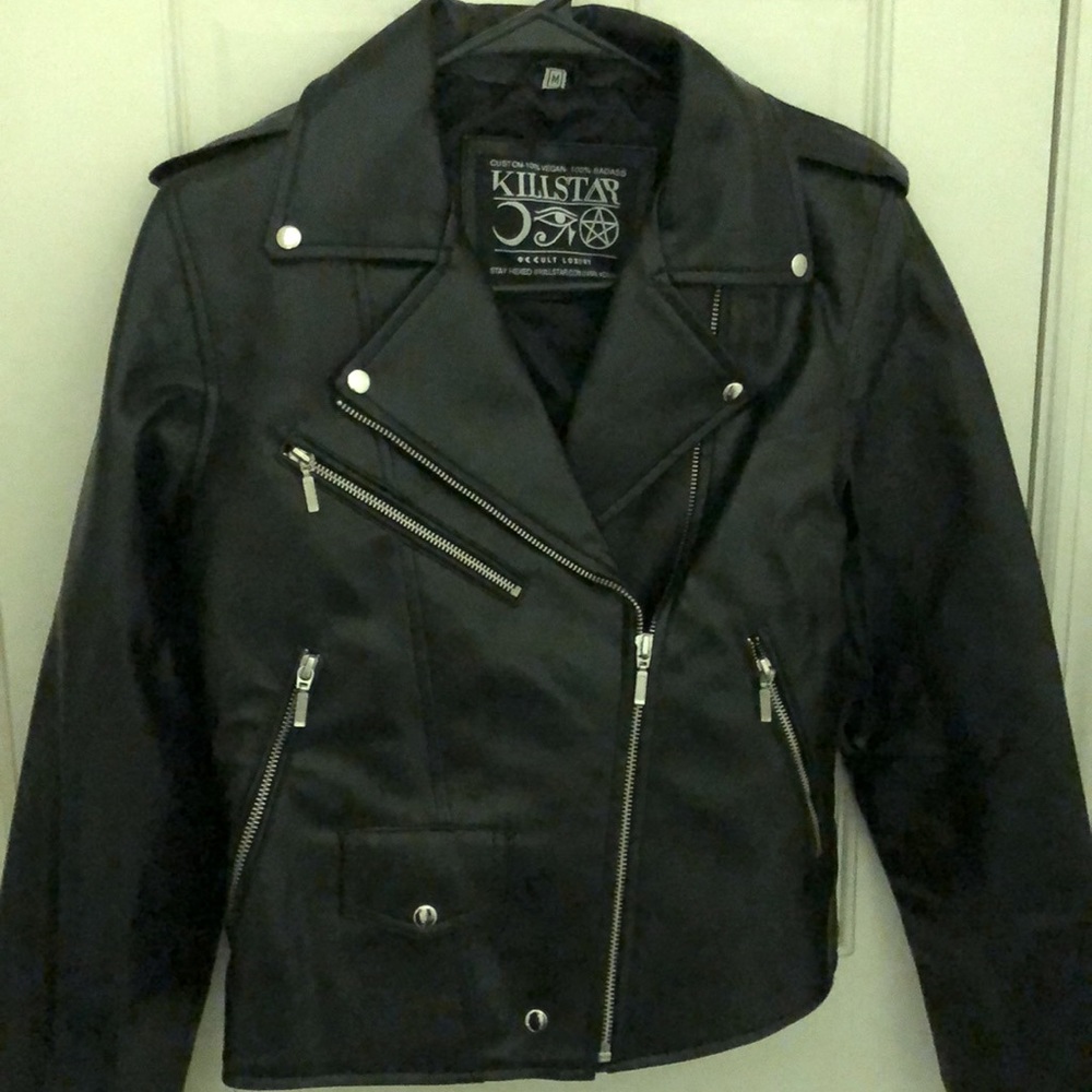Killstar faux leather jacket
